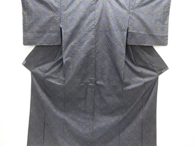 Japanese Kimono / Tsumugi Omeshi Silk
